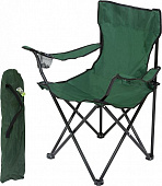 Кресло складное DW-2009H с подлокотниками, подстакан зеленое ECOS 210246