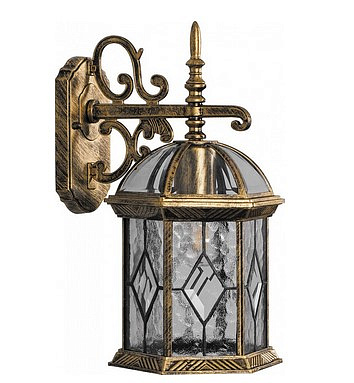 Уличный светильник Feron PL131 черное золото 60W E27 230V