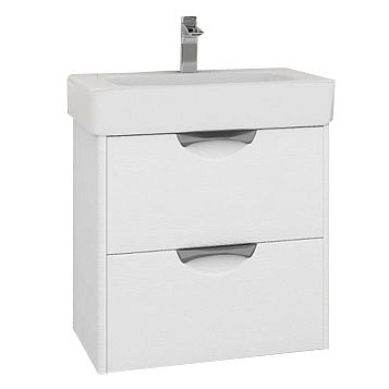 Тумба Акватон Сильва 60 Дуб Полярный с раковиной Нео 60