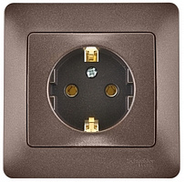 Механизм розетки комплект. 1-м RJ45 категория 5Е графит SchE GSL001381K