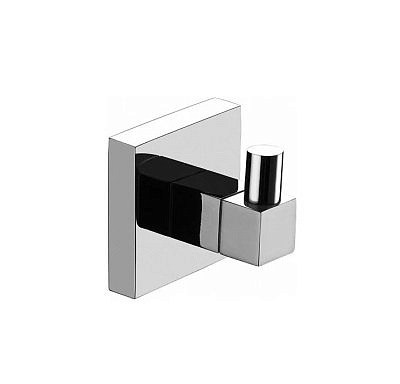 Крючок одинарный, хром RINA  AZ-87005
