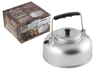 Чайник походный с крышкой CK-071, 1л, алюминий