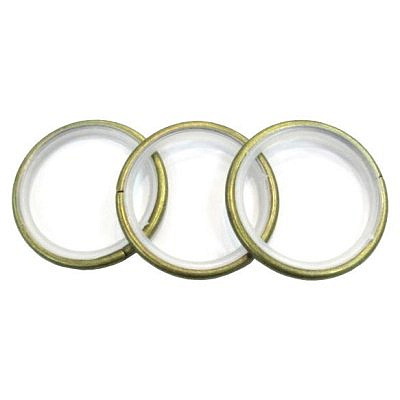 Комплект колец бесшовных с круглым сечением 10 штук золото антик 25 мм СФ25-410-24 