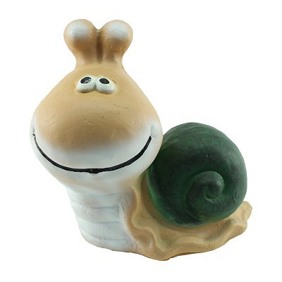 Садовая фигура Улитка улыбка полистоун