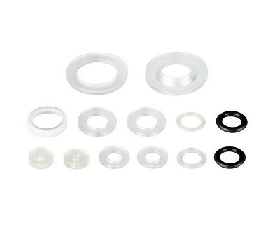 Набор прокладок "Сантехник" №2для смесителя силикон