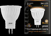 Лампа Gauss LED MR11 GU4 3W/2700 220V