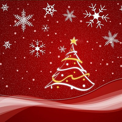 Коврик Delta-UP Новый год 40х60см Xmas