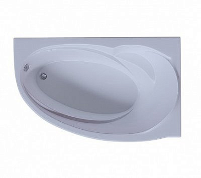 Акриловая ванна  AQUATEK Бетта 160х97 правая+каркас+с экраном