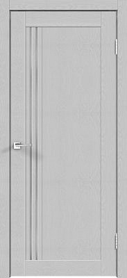 Дверь межкомнатная VELLDORIS X-LINE 8  60*200 грей эмалит текстурный ПО стекло матовое