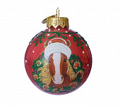 Шар "Лошадка зимняя", 65 мм., в подарочной упаковке КУ-65-254009