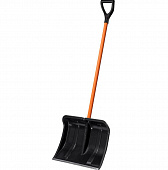 Лопата снегоуборочная ЦИКЛ Богатырь с металлическим черенком 500*375мм 50263
