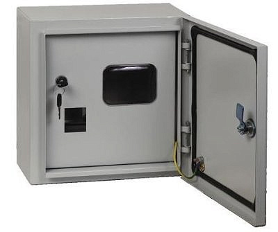 Корпус щита учета под 1-ф счет. ЩУ-1/2 IP54 (310х300х160) 6мод. 2двери