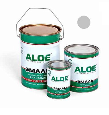 Эмаль ALOE ПФ-115 Серый 0,8кг
