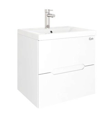 Тумба АЙЛЕНД 50 подвесная с раковиной Фостер-50 Оника 105021/4630055557578