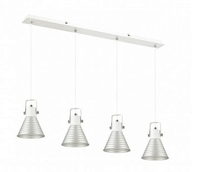 Светильник подвесной OLLIE Сонекс 3788/4 LN19 161 матовый белый серебряный E14 4*40W