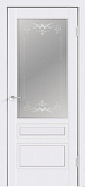 Дверь межкомнатная Scandi 3V белый RAL 9003 ПО 1950*700 стекло мателюкс контур №3