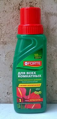 Bona Forte удобрение серии ЗДОРОВЬЕ универcальное для всех комнатных растений (флакон 285 мл.)/20