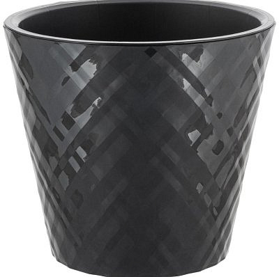 Горшок для цветов InGreen Manhattan d230 5л с дренажной вставкой Оникс IG670410028 
