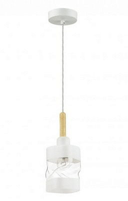 Светильник подвесной BONNIE Сонекс4491/1 LN21 202 белый/дерево Подвес E27 60W