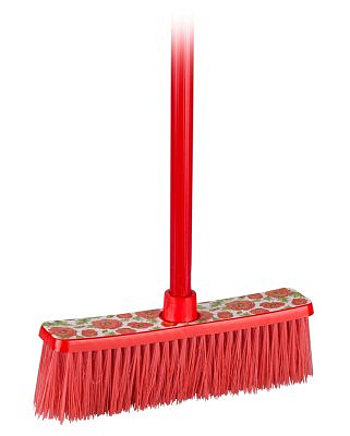 Щётка "Маки" прямоуг. (жёсткая) с черенком (уп.20)