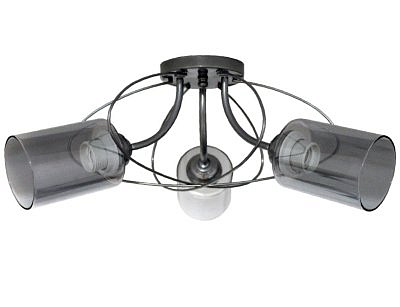 Светильник  ЭЛЕТЕХ Орбиталь 131 хром Плафон 8386 НСБ 01-3х60-177 Е27 