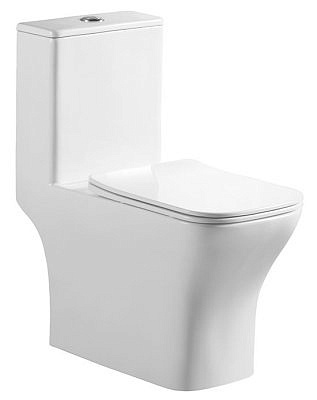 Унитаз-моноблок AZARIO Лоди/Lodi c сидением дюропласт микролифт AZ-8617