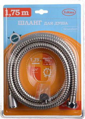 Шланг д/душа MELODIA имп/имп конус нерж.1,75 м STANDART
