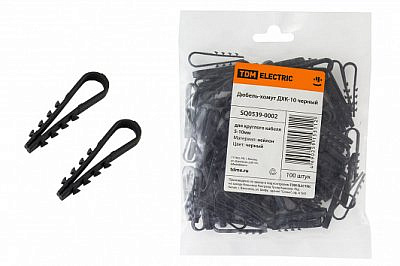 Хомут-дюбель  д5мм ДХП10 нейлон 5мм*10мм черный  100шт