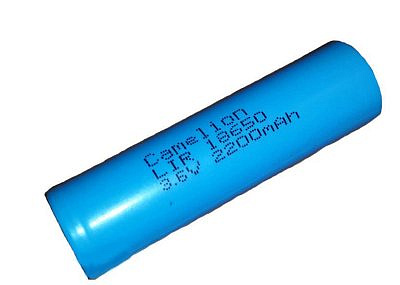 Элемент питани 18650 3.7v 2200mAh аккумулятор