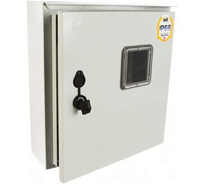 Корпус щита учета под 3-ф счет. ЩУ-3/1-0 74 У1 IP54 ИЭК 445х400х150