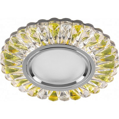 Светильник точечный Feron CD902 прозрачный желтый хром G5.3