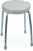 Табурет "Фабрик 2" круглое мягкое сиденье D=32см серый