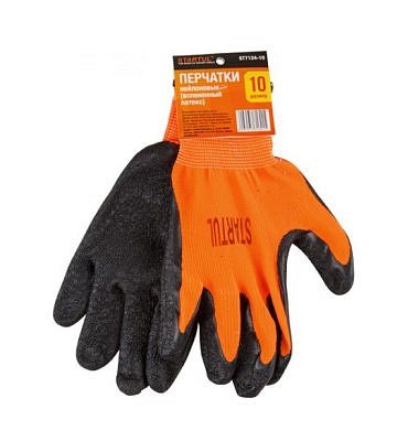Перчатки нейлон,латексное рельефное покрытия,9р-р STARTUL ST7124-9