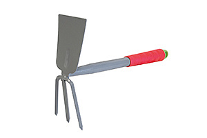 Мотыжка садовая 3 зубца, пластиковая ручка