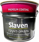Грунт-эмаль по ржавчине Slaven  3в1 голубой 3,2кг