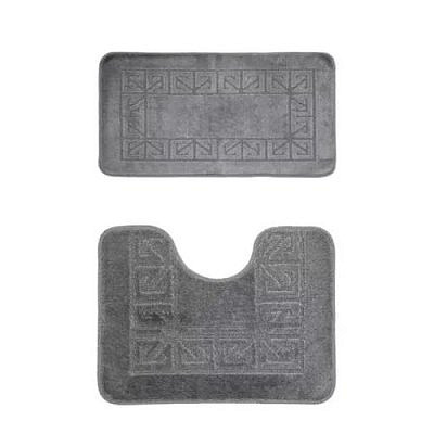 КоврикBANYOLINиз 2-шт. 60*100м.серый