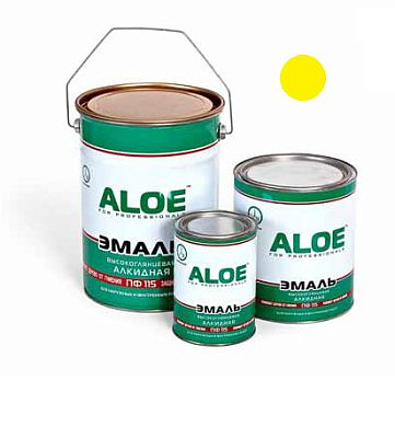 Эмаль ALOE ПФ-115 Желтый 2,7кг