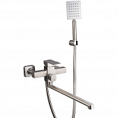 Смеситель для ванны MELODIA Square к.35 мм, длн излив 35 см MDV30641ss