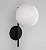 Настенный светильник 60147/1  черный