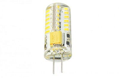 Лампа светодиодная G4 12V 5W 2700K 45х16 СОВ пластик BL5   653200