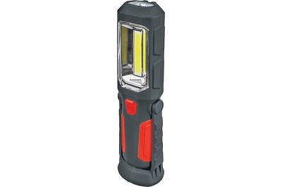 Фонарь Navigator, NPT-W06-3AA, магнит, крюк, без батареек 3АА 1LED 0.5Вт +1COB LED 3Вт, короб 14031 