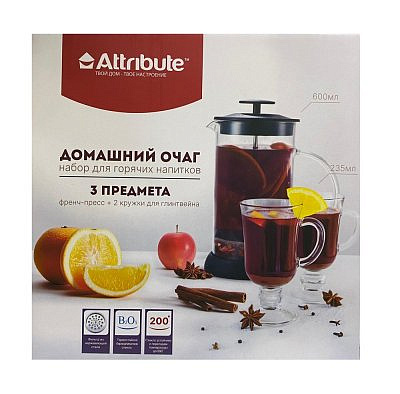 Набор для горячих напитков Домашний очаг NC2228 3 предмета