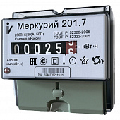 Счетчик электроэнергии Меркурий 201.7 однотарифный 220 вольт 5-60А