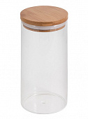 Банка для сыпучих продуктов с крышкой BAMBU, стекло 1,5л