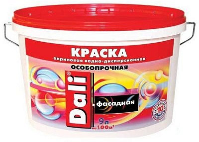Краска в/д DALI фасадная особопрочная (база С)5л