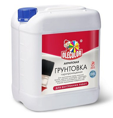 Грунт ВД для внутренних работ OLECOLOR 1кг