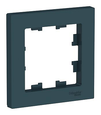 Рамка 1 пост Schneider Electric ATLASDESIGN, изумруд ATN000801