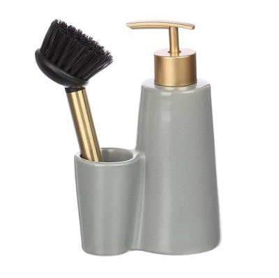 Диспенсер для моющего средства со щеткой "Ла Грейс" VETTA 441-248