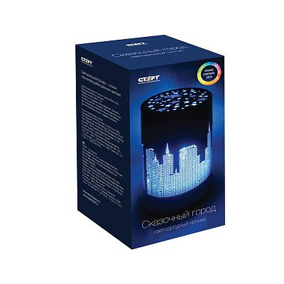 Ночник Старт NL 1LED "Сказочный город" (3хR03 нет в комплекте)
