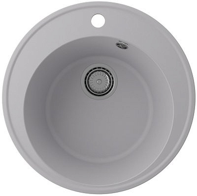 Мойка для кухни ULGRAN Quartz Nora 485-04 Платина 
